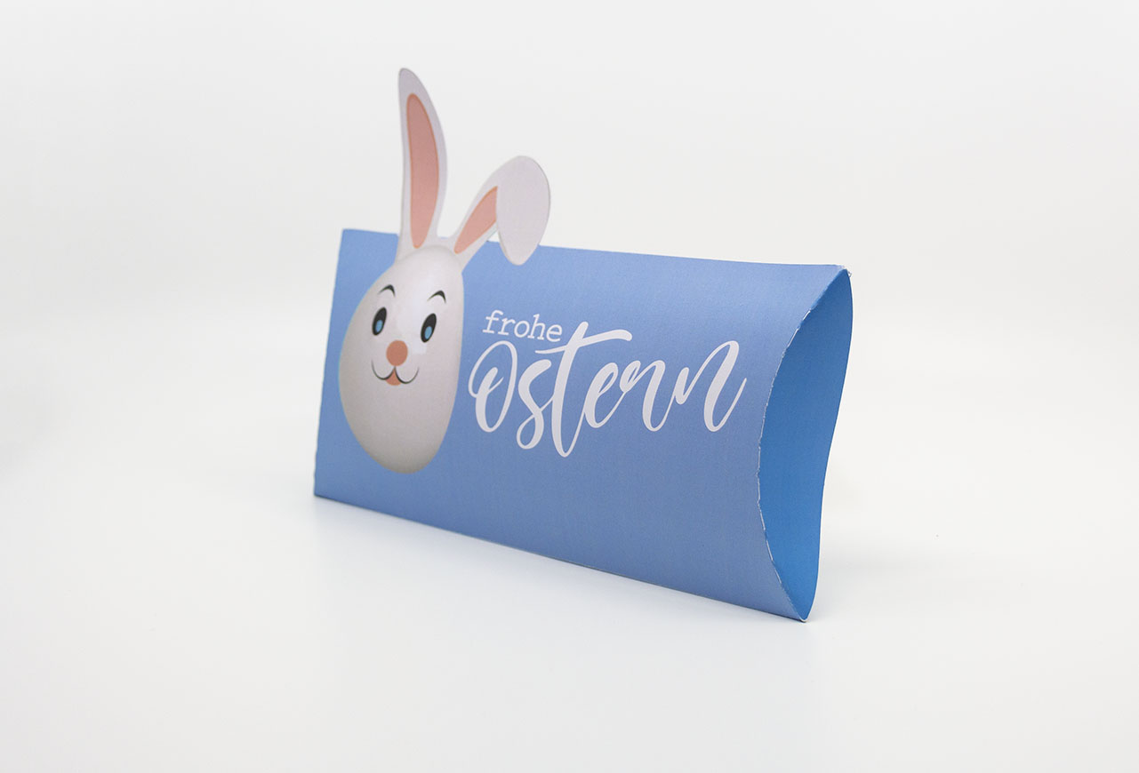 Kissenböxli mit Ostermotiv Glanzpapier