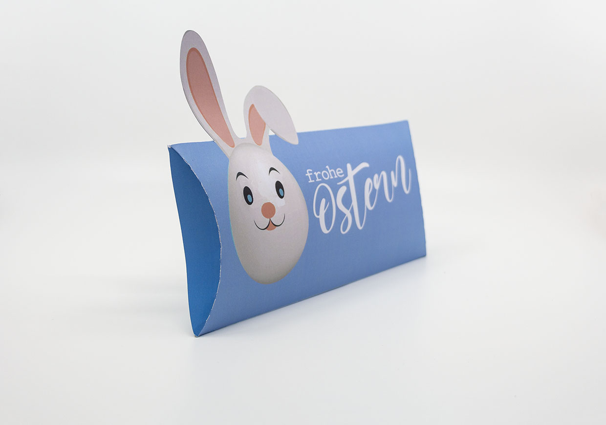 Kissenböxli mit Ostermotiv Glanzpapier