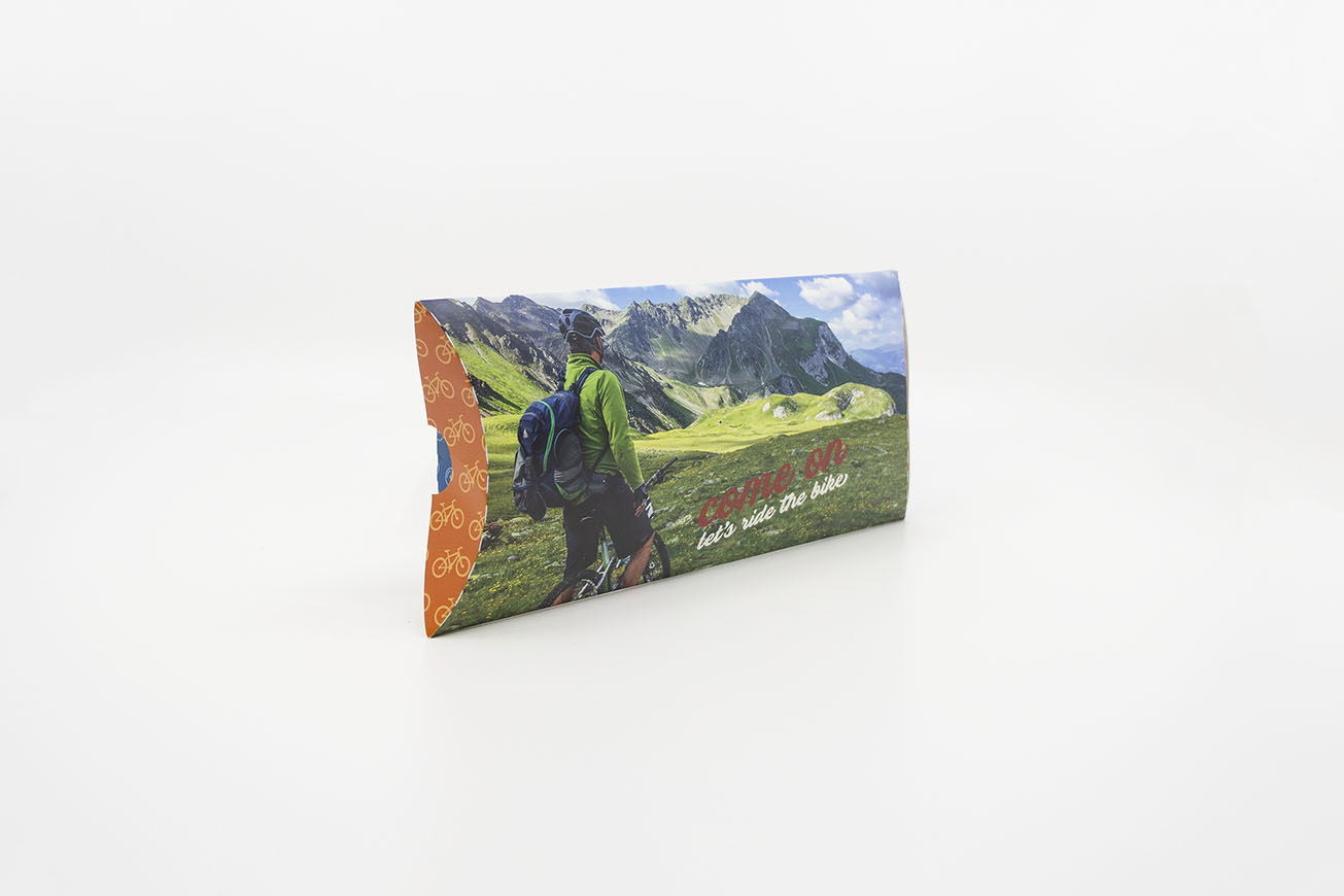 Kissenböxli mit Bikemotiv Glanzpapier